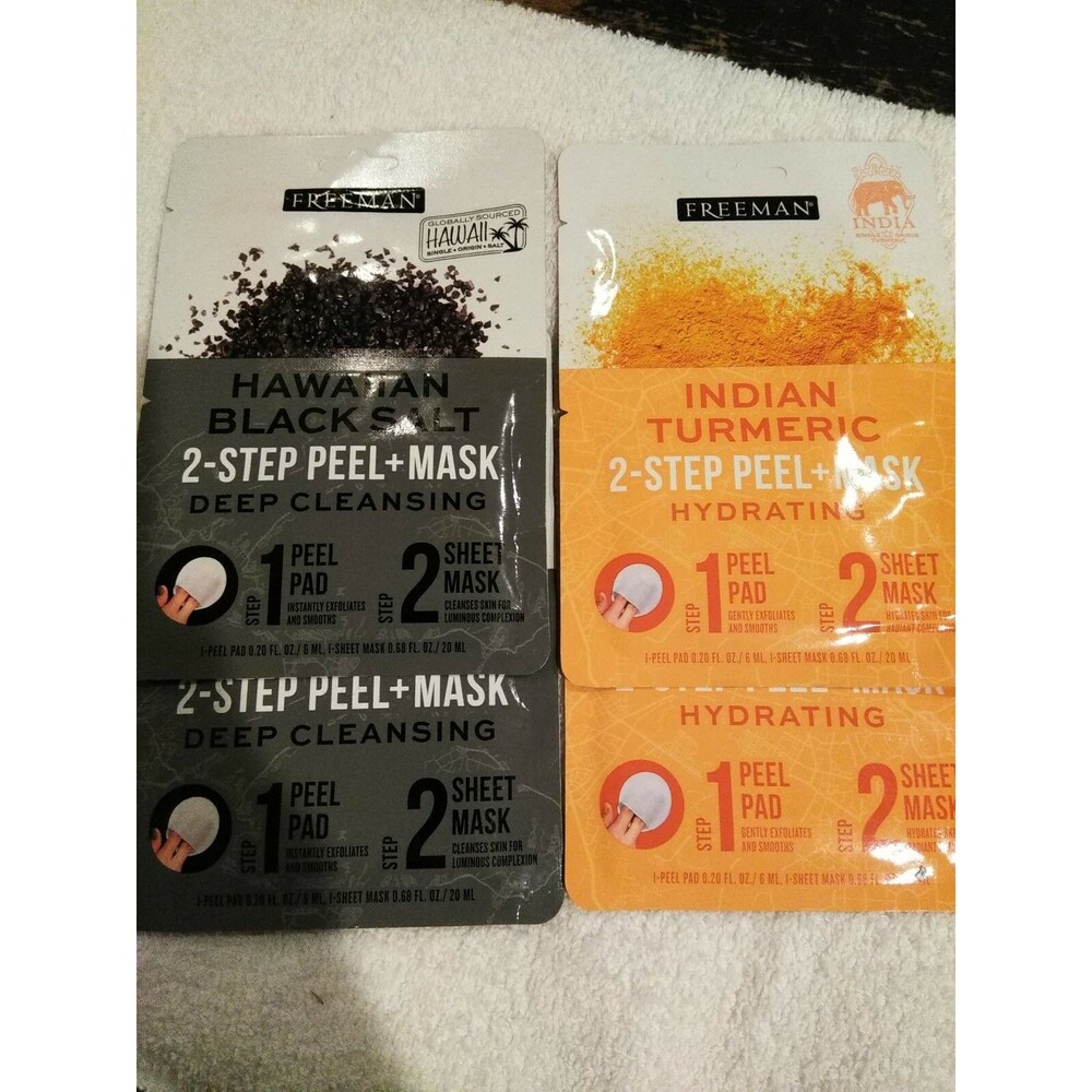 (B4) Freeman Beauty Face Masks 2 of each Brand New